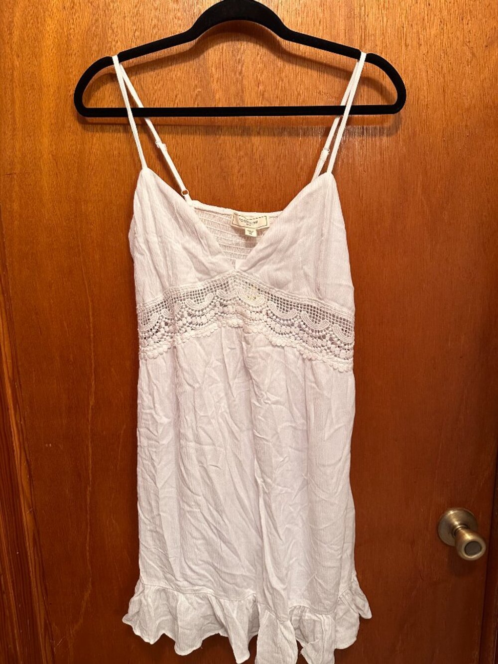 NWT No Comment crochet mini dress size XL